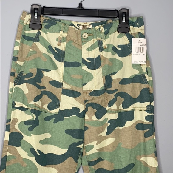 Mother The Shaker Chop Crop Printed Jeans in - Picture 3 of 8